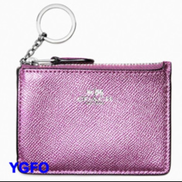 Coach Accessories - 曆NWT Coach ID Skinny Wallet Coin Purse Key Chain